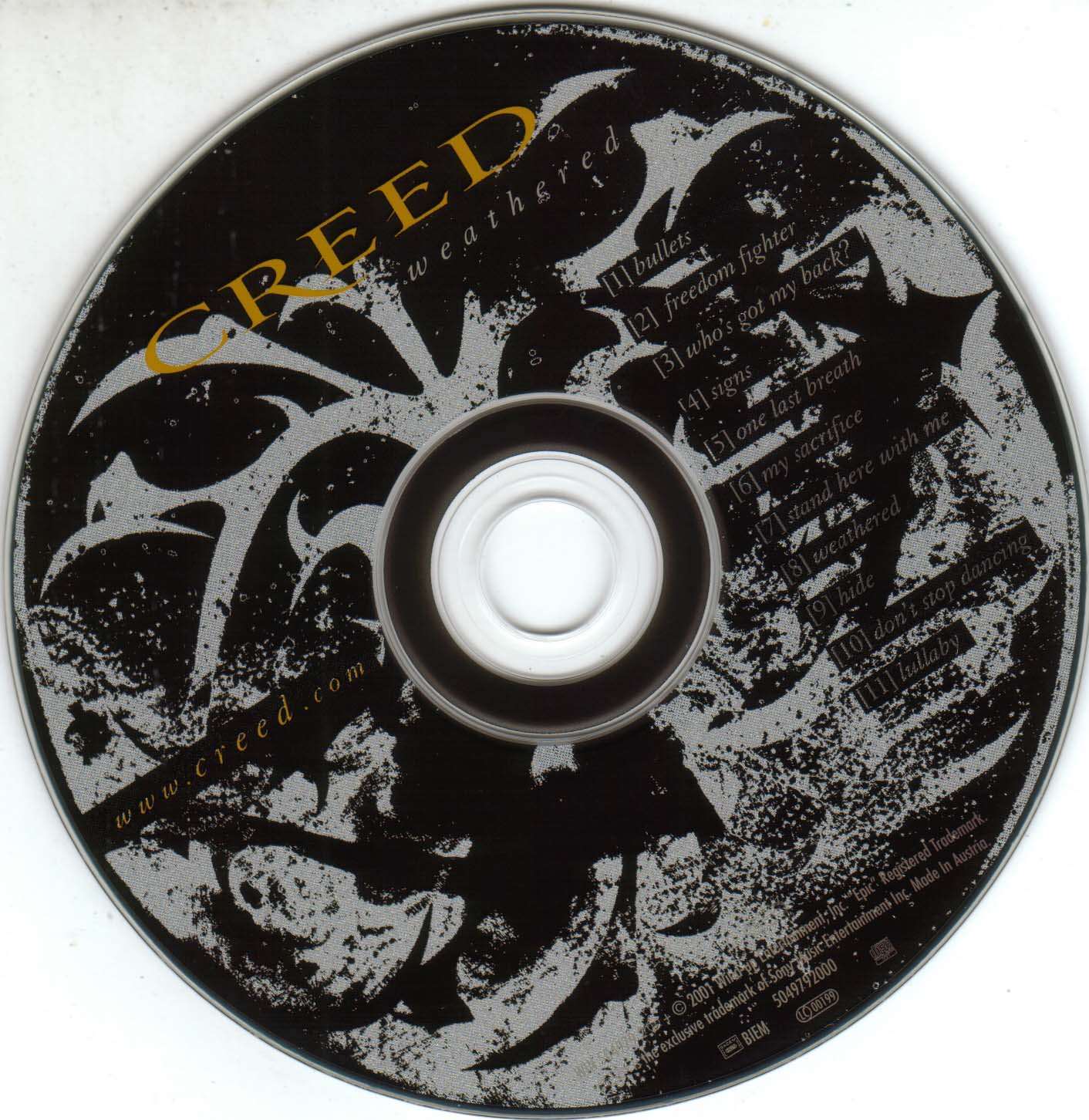 Creed  Weathered  cd